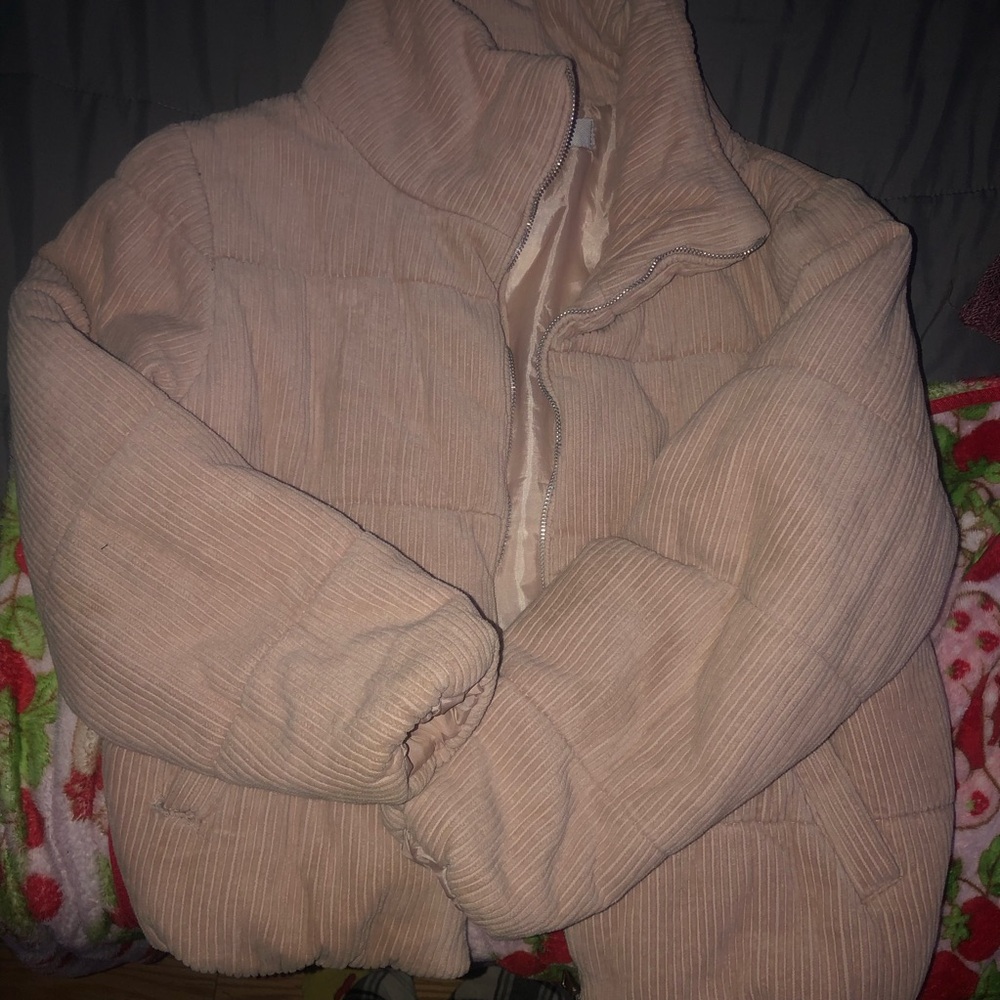 Corduroy Puffer Jacket